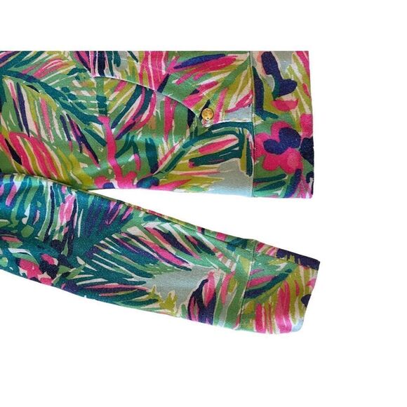Lilly Pulitzer Womens Multicolor Palm Tree Pullover Sweatshirt Size Small - Picture 7 of 10